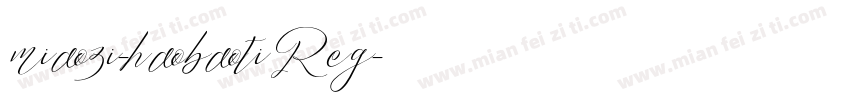 miaozi-haobaoti Reg字体转换
